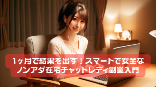 04.1ヶ月で結果を出す副業！スマートで安全なノンアダ在宅チャットレディ入門 